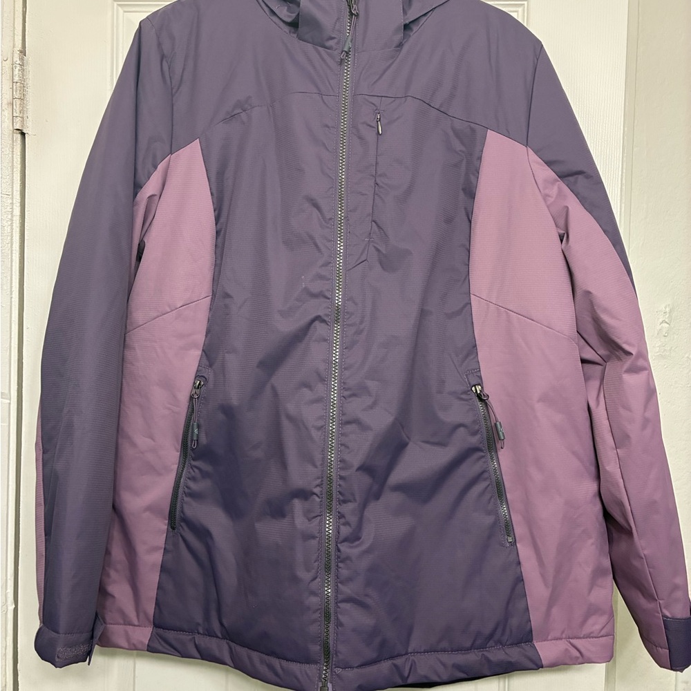 ZeroXposur Women's Two-Tone Purple Ski Jacket